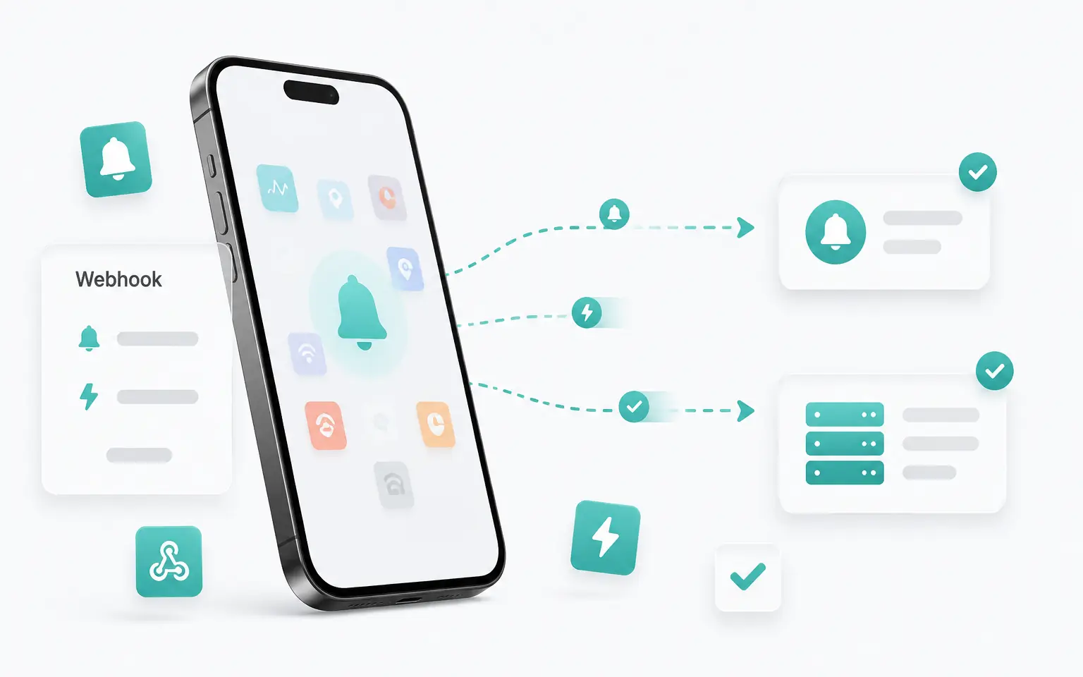 Webhook 事件推送流程示意