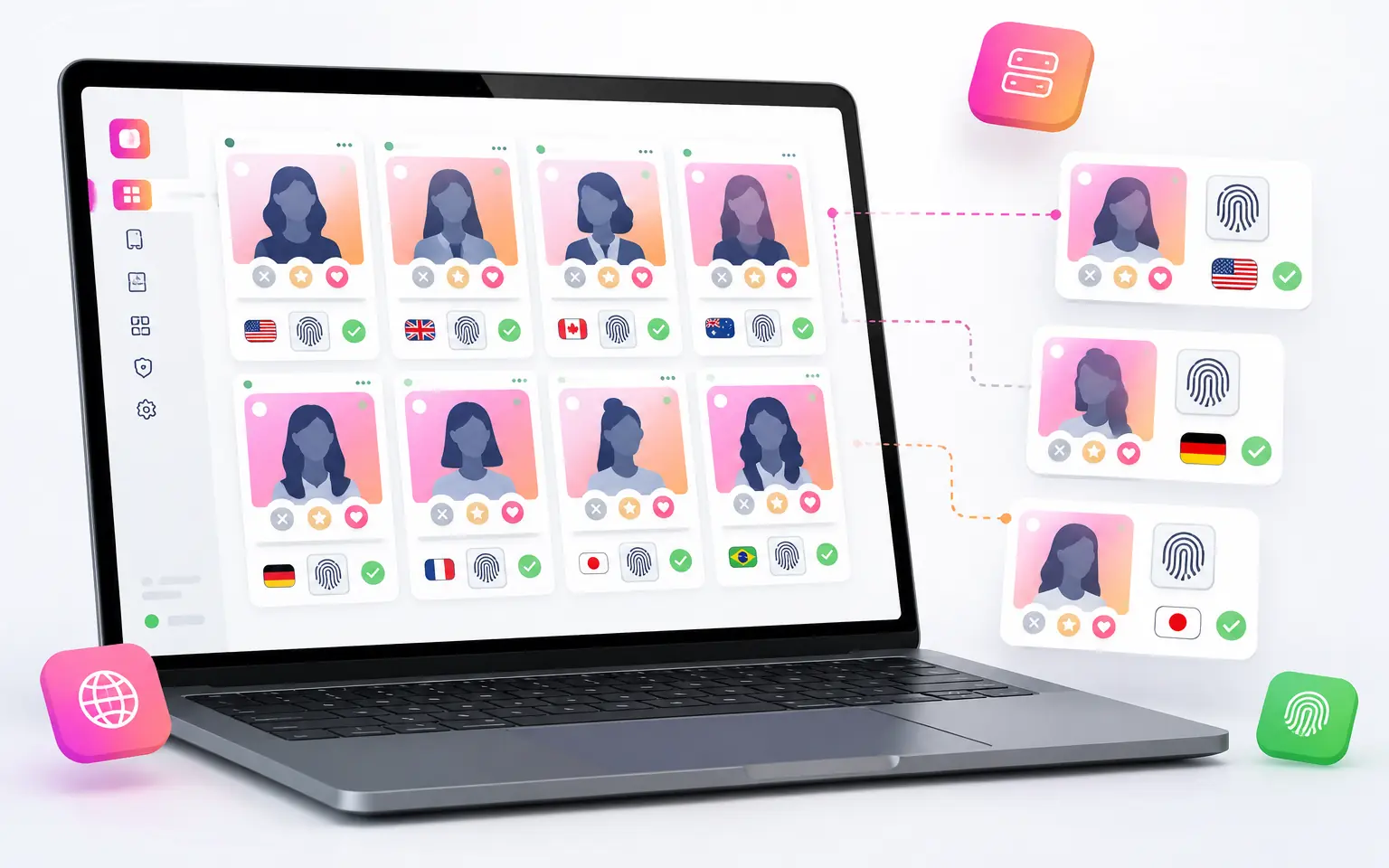 云控台管理 Tinder 多账号的看板